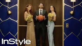 Sophia Bush, Bryan Greenberg, and Danneel Ackles | 2020 Golden Globes Elevator | InStyle | #shorts