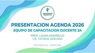 AGENDA 2026 | Propuestas sincrónicas para Concursos y Pruebas de Selección