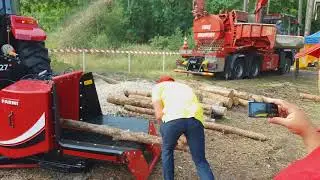 Работа Щеподробилки FARMI СН27АСС