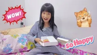 Unboxing vlog ; A present From My Mom&rsquo;s Friend 🎁