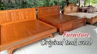Teak wood bed design 2025 | sofa | chair | Rocking chair | teak | wood | Home woods | Habiba woods