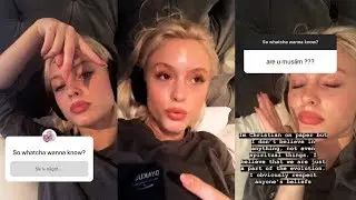 Zara Larsson | Instagram Story | 12 July 2018 [ Answer Fan Qustions ]