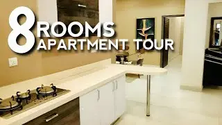 Inside Tour a Stunning 8-Room Luxury Apartment Near Malir Cantt Karachi!