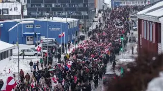 Thousands gather in Greenland and Denmark to protest against Trump’s takeover threat