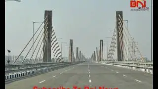 Narmada River New Cables Bridge Of Bharuch