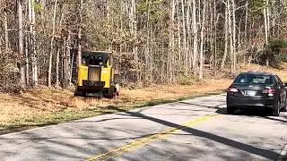 Rayco C120 forestry mulcher, Davis Creek Rd, Seneca SC, 1512 hrs, Thur 13 Feb 2025, 65&deg; 47% WSW 6-11