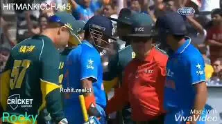 KGF  version of ROHIT SHARMA fight B/W HITMAN & DAVID WARNER