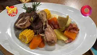 ¡Increíble puchero de ossobuco y pollo!