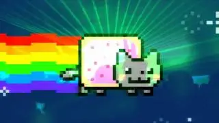 NYAN Cat RAVE - lol poptart cat by Ephixa & Going Quantum ( 1080p )