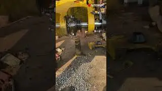 On-site repair of heavy industrial equipment