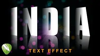 India Text Shadow Effect in Corel Draw। Text Effect in Corel Draw