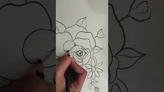 How to draw Rose 🌹