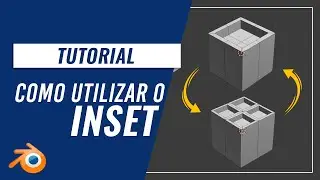 Como utilizar o Inset - Blender