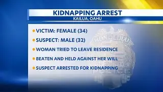 Man arrested after attempted kidnapping of a woman in Kailua