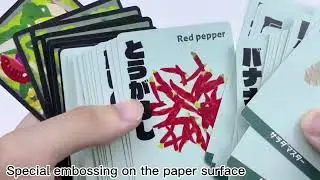 Japan design Custom printed Advertising Card Poker Chip Adult Japan design food English Card Poker