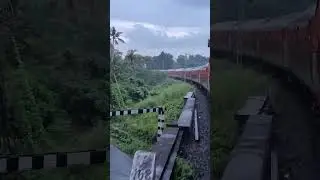 Beautiful train curve moment in kerala