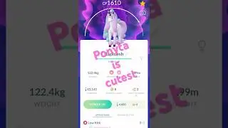 Pokemon Go fairy #ponyta caught and evolved to #rapidash