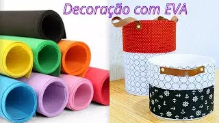 IDÉIA DE DECORAÇÃO COM EVA!! #EVA,#PASSOAPASSO,#DECORACAO,#CACHEPO,