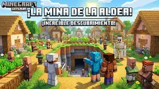 Exploramos la mina de la aldea :O sin interminables!! | Proyecto Redstone #minecraft #gaming
