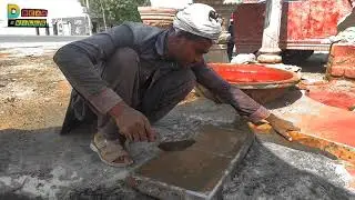 Wow Amazing Beautiful Concrete Tile For House | Cement Design Handmade Skill