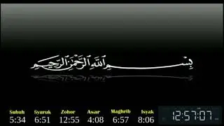 jam waktu solat tv sistem IIM kemaskini data waktu solat menggunakan laptop dan komputer dan telefon