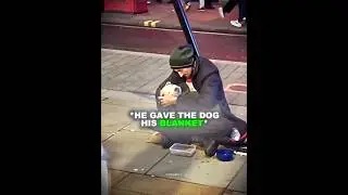 Homeless Man Helps Dog Instead Of Himself ❤️🩹
