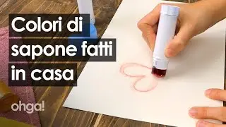 Colori di sapone: il tutorial facile e veloce dei pennarelli che non sporcano