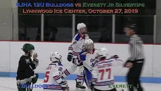 SJHA 12U Bulldogs vs EYH Grizzlies, October 27, 2019, at Lynnwood Ice Center