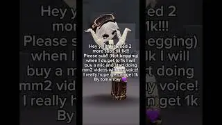 Please yallz!! 💜 🙏// #1kgoal #1ksubs #roblox #pleasesub #goviral #fypシ゚viral