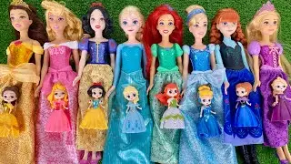 Disney Princess Doll Makeover ~ DIY Miniature Ideas for Barbie - Wig, Dress, Faceup, andMore! DIY