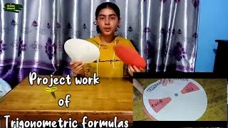 Trigonometric formula II Project work for reciprocal formula || Pinnacle Scholars Academy student.