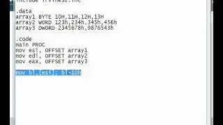 Addressing Mode: Indirect Addressing part 1