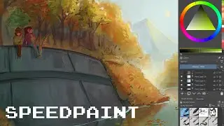 lakeside | deltarune speedpaint