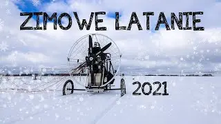 Zimowe latanie na motoparalotni