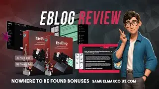EBLOG Review: AI-Driven Blogs in 3 STEPS! 🔴 eBlog Review + DEMO + OTO + BONUS 🔴 eBlog Review