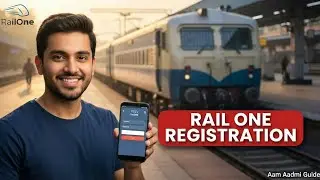 Rail One App Registration Tutorial | Reserved, Unreserved & Platform Ticket Booking