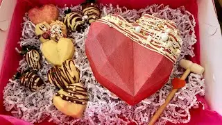 Recette Cœur 3D avec surprise à l'intérieur❤❤3D Diamond Heart Dessert