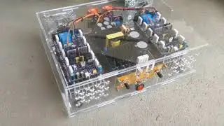 build stereo amplifier by #cbzproject with acrylic case merakit power stereo dengan casing acrylic