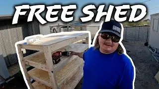 Repurposing a Free Shed Into Garage Storage &mdash; Easy DIY Project!