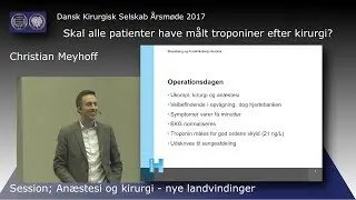 Skal alle patienter have m&aring;lt troponiner efter kirurgi?