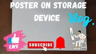 Storage device of computer drawing - simple and easy #trending #viralvideo  #storagedevices #poster