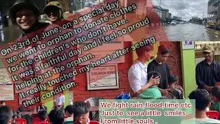 Donating clothes to Orphanage | visiting orphan | manipur flood