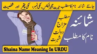 Shaina Name Meaning in Urdu and Lucky Number | Shaina Naam Ka Matlab