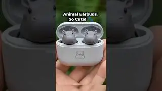 Get your paws on these adorable animal-themed earbuds! #animals #cutetech #design