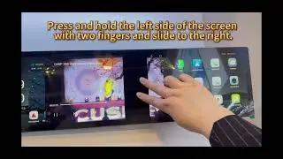 Car Dual Screen 21.6 inch and 23.6 inch #carplay #androidauto #carradio #carstereo #dualscreen