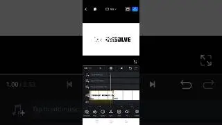 Text Dissolve Animation in VN App - Full Tutorial #shorts