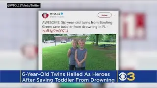 6-Year-Old Twin Brothers Save Drowning Toddler