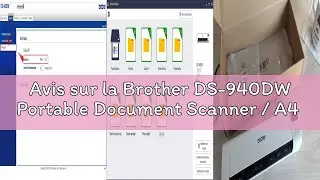 Avis sur la Brother DS-940DW Portable Document Scanner / A4 / Double Sided / WiFi / Built-in Battery