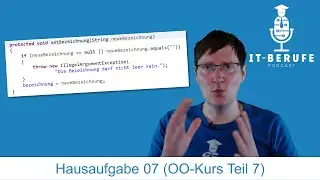 Hausaufgabe 07 - Objektorientierung: Kapselung/Vererbung/Polymorphie