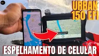 Shineray Urban 150 EFi | Mostrando as FUNÇÕES do PAINEL e o ESPELHAMENTO com o SMARTPHONE!